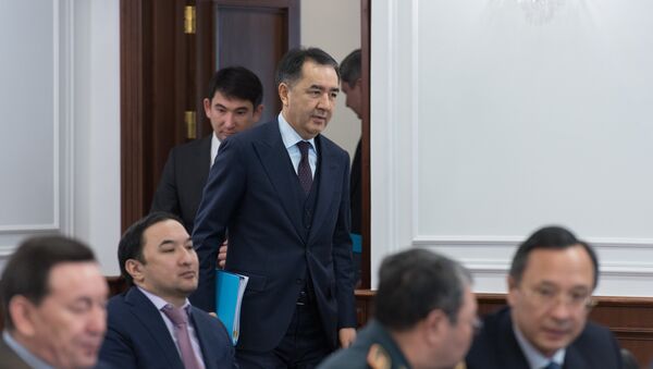 Премьер-Министр РК Бакытжан Сагинтаев - Sputnik Казахстан