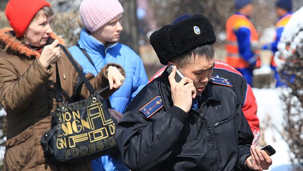 Архивное фото полицейского - Sputnik Казахстан