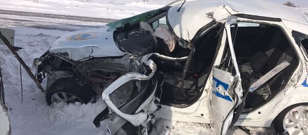 ДТП с участием автобуса с детьми в Павлодарской области - Sputnik Казахстан