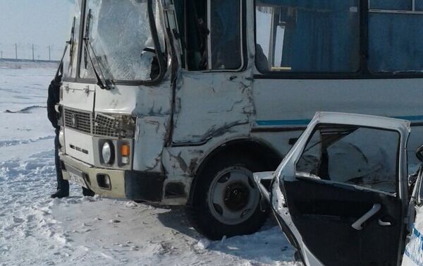 ДТП с участием детского автобуса в Павлодарской области - Sputnik Казахстан