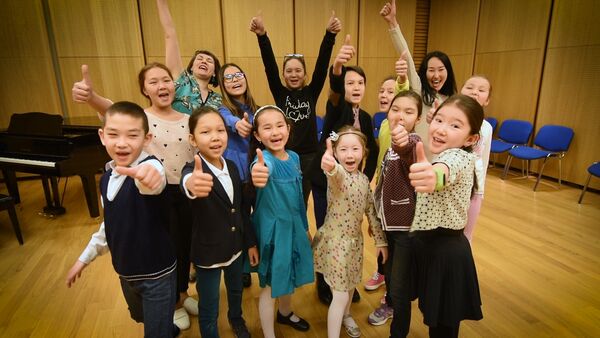 Юные вокалисты Астана Опера пожелали победы участникам Ты супер! - Sputnik Казахстан