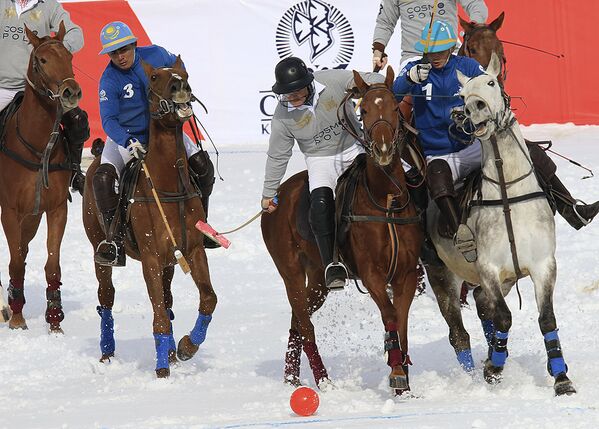 Международный турнир по поло на снегу Almaty Snow Polo Cup - Sputnik Казахстан