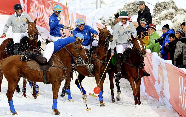 Международный турнир по поло на снегу Almaty Snow Polo Cup - Sputnik Казахстан