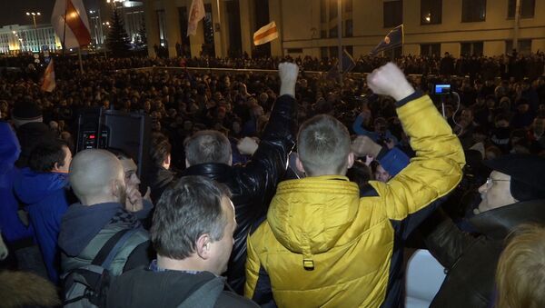 Марш рассерженных белорусов прошёл в Минске - Sputnik Казахстан