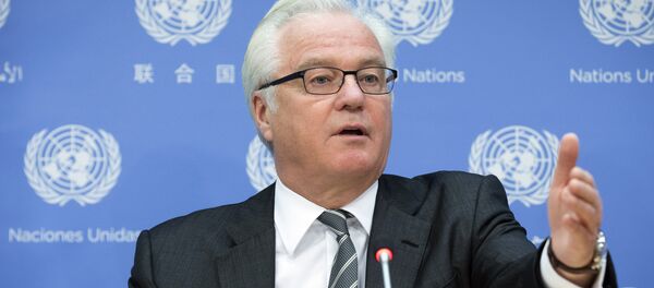 Постпред РФ при ООН Виталий Чуркин Постпред РФ при ООН Виталий Чуркин - Sputnik Казахстан