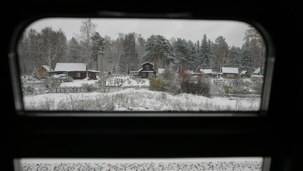 Вид из окна поезда, фото из архива - Sputnik Казахстан