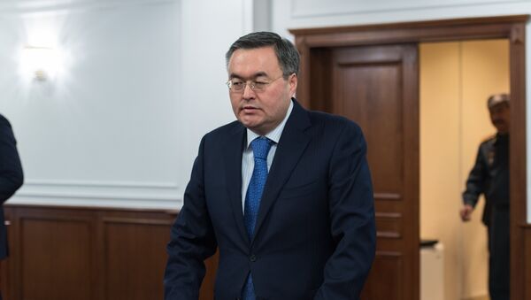 Министр иностранных дел Республики Казахстан Мухтар Тлеуберди - Sputnik Казахстан