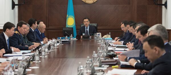 Үкімет басшысы Бақытжан Сағынтаев, архивтегі сурет - Sputnik Қазақстан