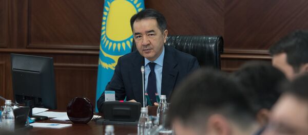 Премьер-Министр РК Бакытжан Сагинтаев Премьер-Министр РК Бакытжан Сагинтаев - Sputnik Казахстан