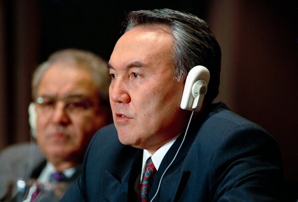 Архивное фото выступления Нурсултана Назарбаева на конференции в штаб-квартире ООН - Sputnik Казахстан