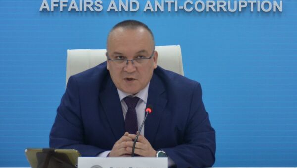 Руководитель департамента Агентства по делам госслужбы и противодействию коррупции по СКО Галым Турсунбаев - Sputnik Казахстан