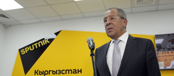 Сергей Лавров в редакции Sputnik Кыргызстан - Sputnik Казахстан