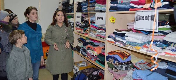 Благотворительный магазин за спасибо в Атбасаре - Sputnik Казахстан