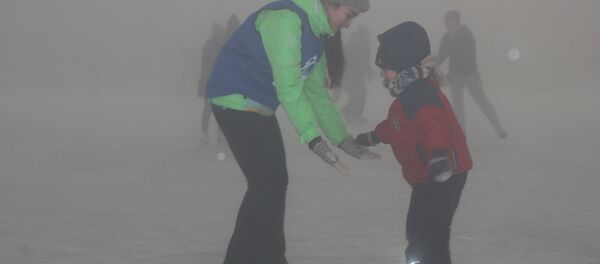 Катания на Медеу в туман - Sputnik Казахстан