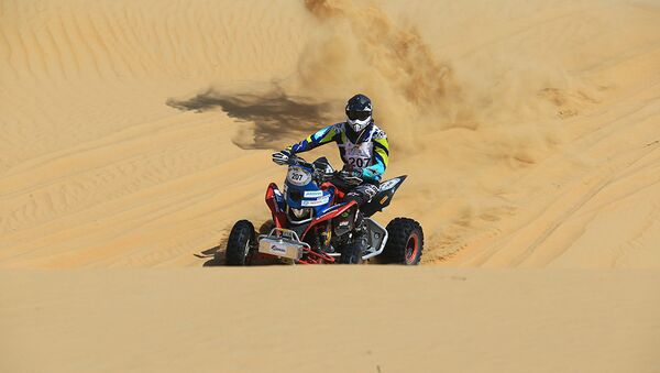 Квадроцикл Astana Motorsports на Dubai International Baja-2017 - Sputnik Казахстан