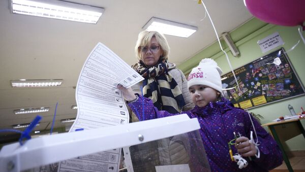 Голосование на выборах в Госдуму России - Sputnik Казахстан