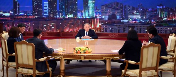 Нұрсұлтан Назарбаевтың қазақстандық БАҚ өкілдерімен кездесуі - Sputnik Қазақстан