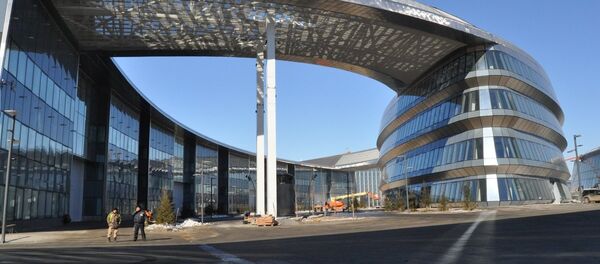 Строительство павильонов ЭКСПО Строительство павильонов ЭКСПО - Sputnik Казахстан