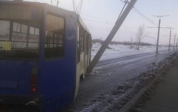 Трамвай сошел с рельсов в Павлодаре - Sputnik Казахстан