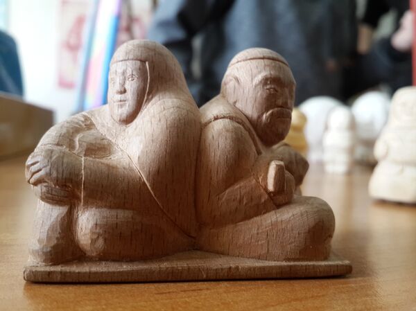 Бабушка и дедушка - одна из работ Руслана Джунусова - Sputnik Казахстан