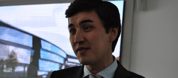 Директор департамента по работе с международными участниками НК Астана ЭКСПО-2017 Илья Уразаков Директор департамента по работе с международными участниками НК Астана ЭКСПО-2017 Илья Уразаков - Sputnik Казахстан