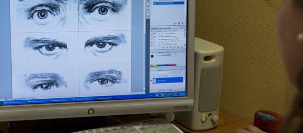 Архивное фото составления фоторобота Архивное фото составления фоторобота - Sputnik Казахстан