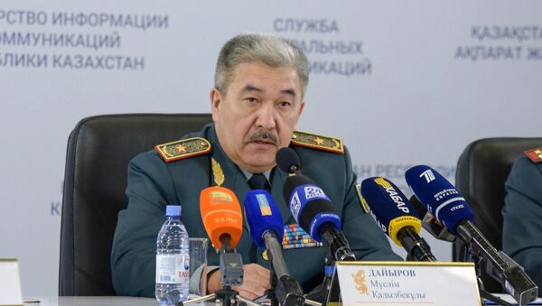 Начальник департамента организационно-мобилизационной работы Генерального штаба ВС РК, генерал-майор Муслим Даиров - Sputnik Казахстан