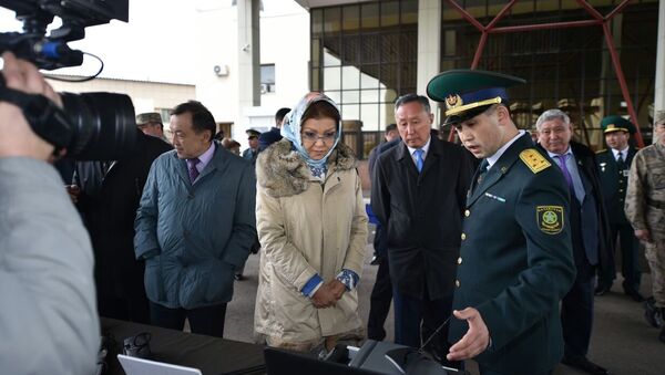 Дарига Назарбаева на базе войсковой части 2020 Пограничной службы КНБ РК - Sputnik Казахстан