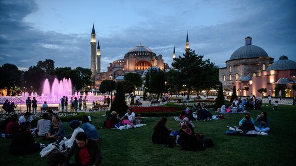 Голубая мечеть в Стамбуле, архивное фото - Sputnik Казахстан