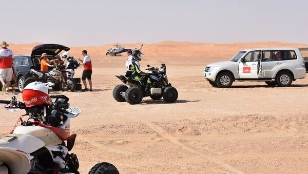 Казахстанские квадроциклы на ралли-рейде Abu Dhabi Desert Challenge - Sputnik Казахстан