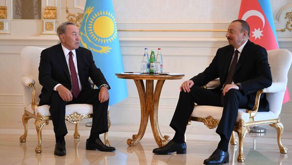 Встреча Нурсултана Назарбаева и Ильхама Алиева - Sputnik Казахстан