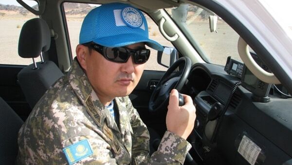 Офицер Вооруженных сил Казахстана подполковник Данияр Исмаилов - Sputnik Казахстан