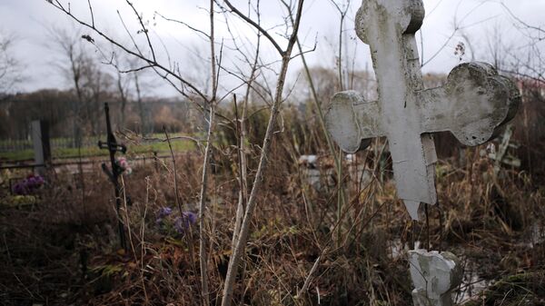 Разрушенное кладбище, архивное фото - Sputnik Қазақстан