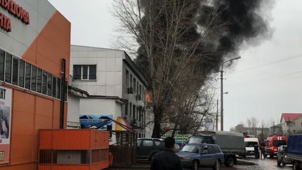 Общежитие горит в Астане - Sputnik Казахстан