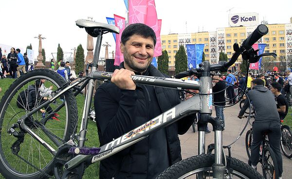 Открытие велосезона в Алматы Открытие велосезона в Алматы - Sputnik Казахстан