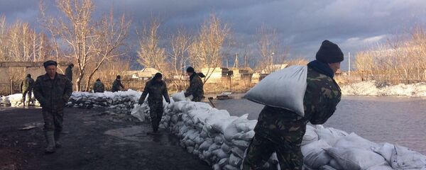 Паводок в Акмолинской области - Sputnik Казахстан