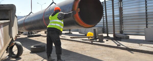 Прокладка коммуникаций и теплотрасс в Астане Прокладка коммуникаций и теплотрасс в Астане - Sputnik Қазақстан