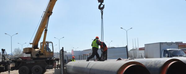 Прокладка коммуникаций и теплотрасс - Sputnik Казахстан
