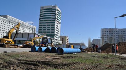  Прокладка коммуникаций и теплотрасс в Астане