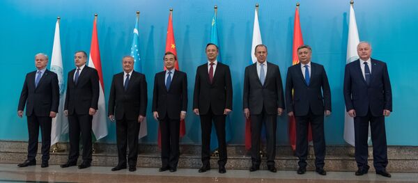 Заседание Совета министров иностранных дел государств-членов ШОС Заседание Совета министров иностранных дел государств-членов ШОС - Sputnik Казахстан