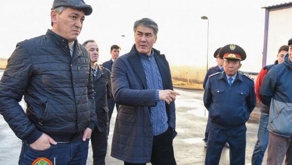 Асет Исекешев во время объезда по Астане - Sputnik Казахстан