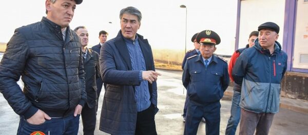 Асет Исекешев во время объезда по Астане Асет Исекешев во время объезда по Астане - Sputnik Казахстан