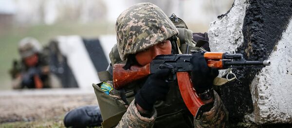 Казахстанский военнослужащий - Sputnik Казахстан