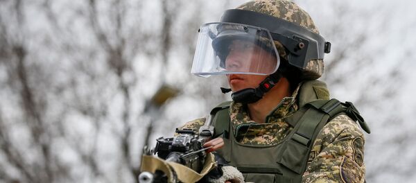 Военные учения, архивное фото Военные учения, архивное фото - Sputnik Казахстан