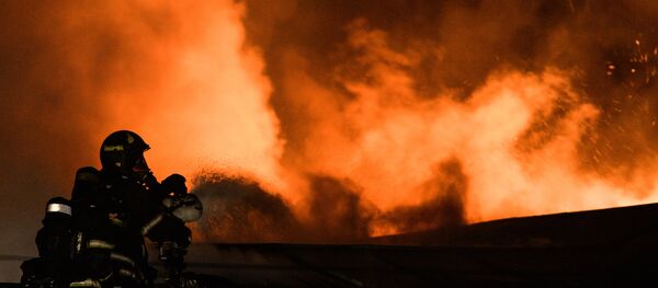 Архивное фото пожара - Sputnik Казахстан