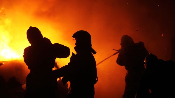 Архивное фото пожара  - Sputnik Казахстан