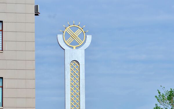 Монумент Қазақ еліне мың алғыс в Шымкенте - Sputnik Казахстан