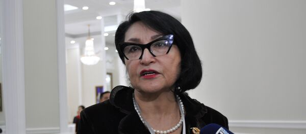 Внучка генерала Панфилова, директор военно-исторического музея 28 панфиловцев в Алматы Алуа Байкадамова Внучка генерала Панфилова, директор военно-исторического музея 28 панфиловцев в Алматы Алуа Байкадамова - Sputnik Казахстан