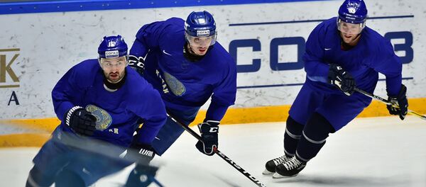 Игроки сборной Казахстана по хоккею Игроки сборной Казахстана по хоккею - Sputnik Казахстан