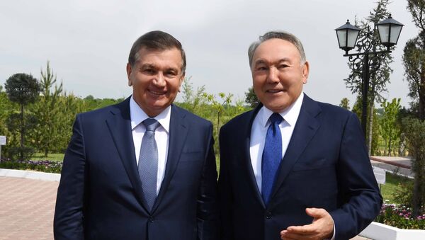 Шавкат Мирзиёев и Нурсултан Назарбаев - Sputnik Казахстан
